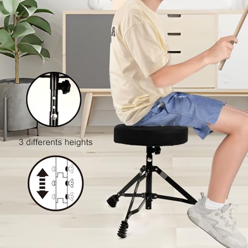 5-Piece Kids Junior Drum Set with 13" Bass Drum for Ages 3-9 P366