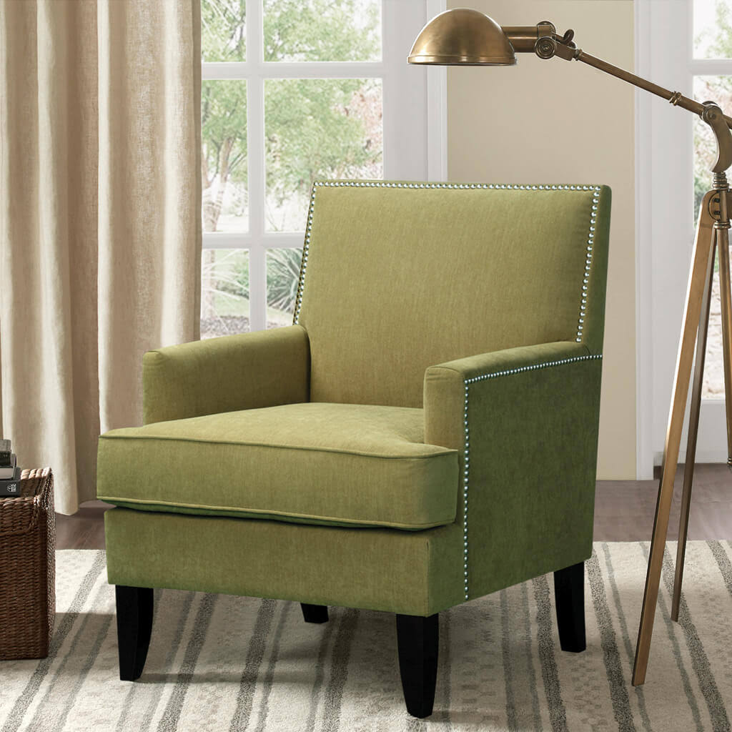 Madison Park Colton Track Arm Club Chair Charcoal K75932