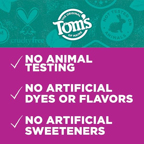 Tom's of Maine Fluoride-Free Antiplaque & Whitening Toothpaste, Peppermint, 5.5 oz, 2-Pack U812