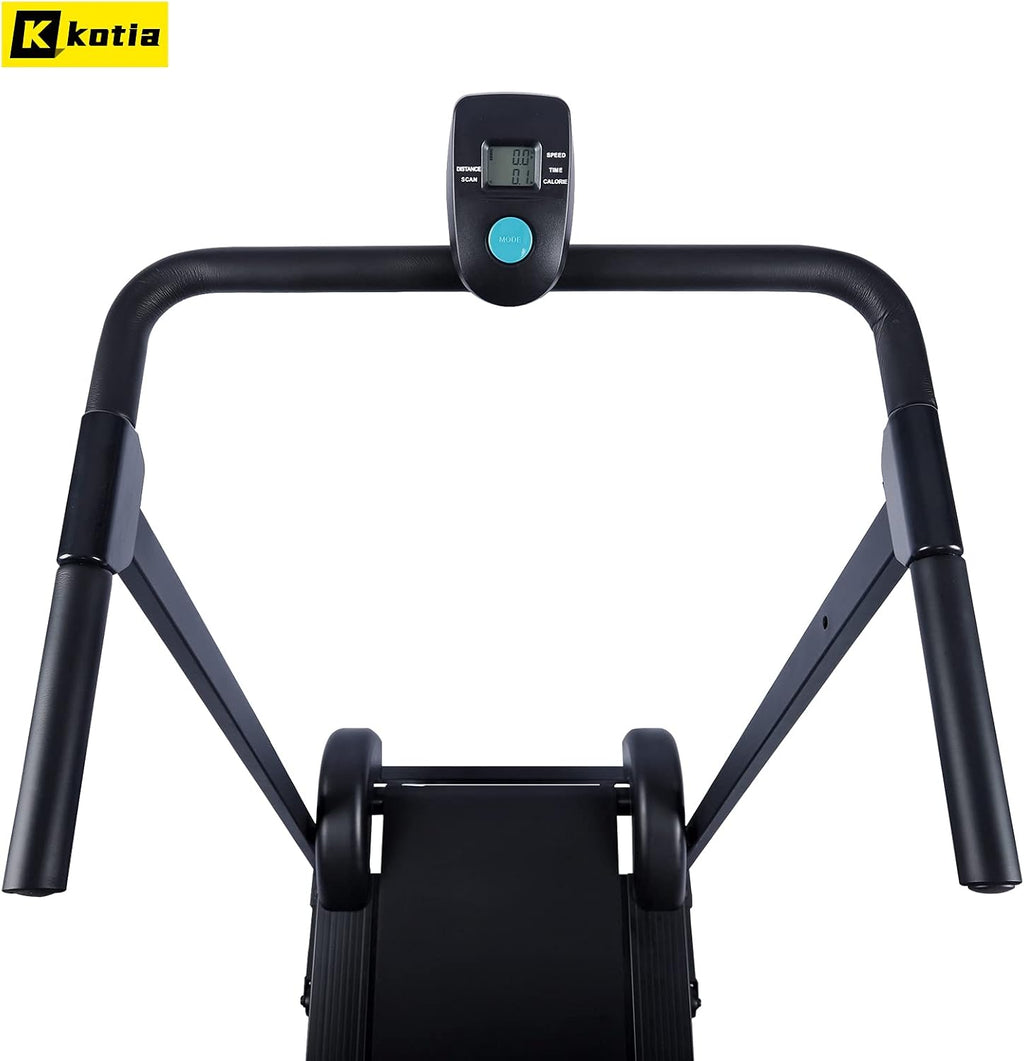 kotia Manual Treadmill Non Electric with 10° Incline Foldable for Home F3674