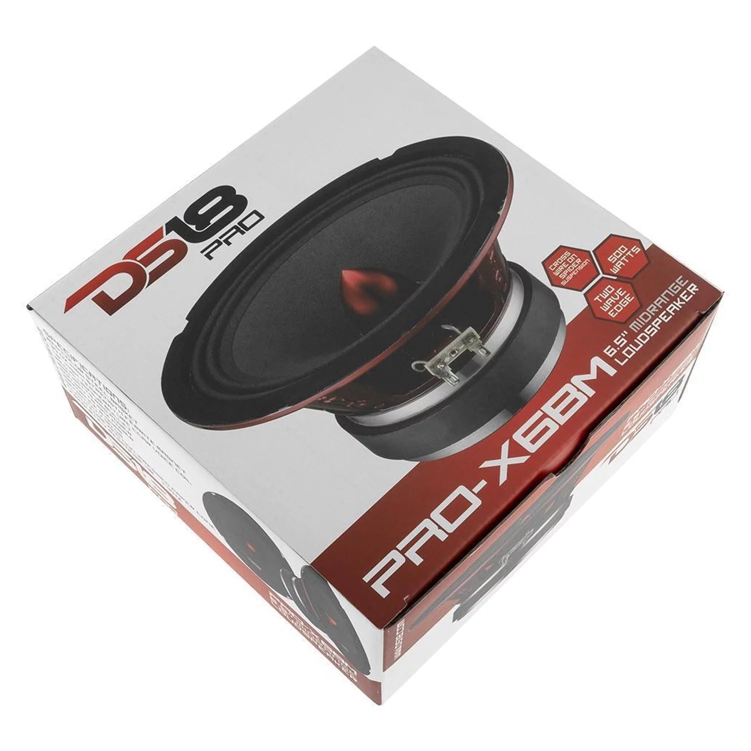 DS18 DS18-PRO-X6BM Pro X 6.5" 500W 8 Ohm Mid Range Car Loudspeaker Z584984