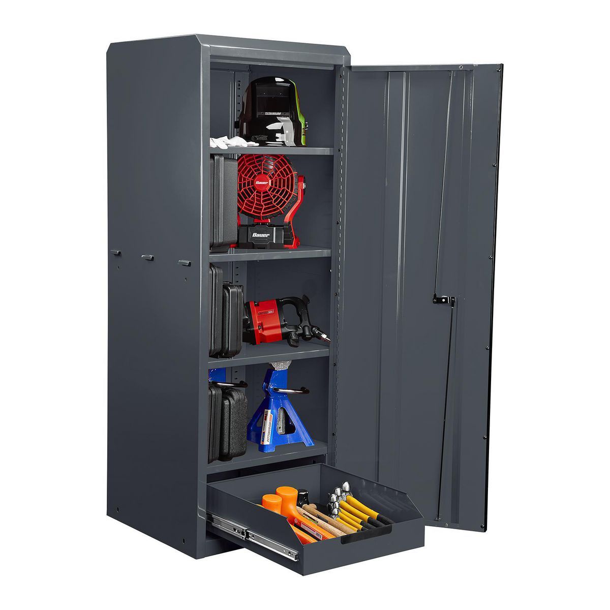 U.S. General 22 in. End Locker, Series 3, Blue Y30292