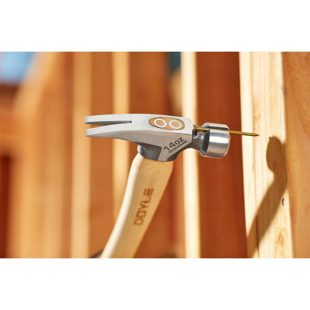 DOYLE 14 oz. Titanium Milled-Face Framing Hammer K839344