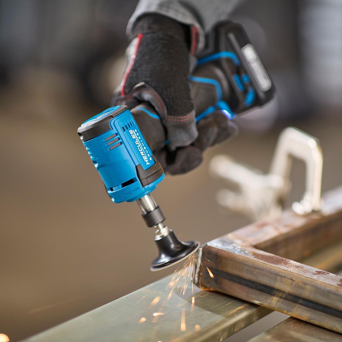 HERCULES 12V Brushless 1/4 in. Right Angle Die Grinder P48797