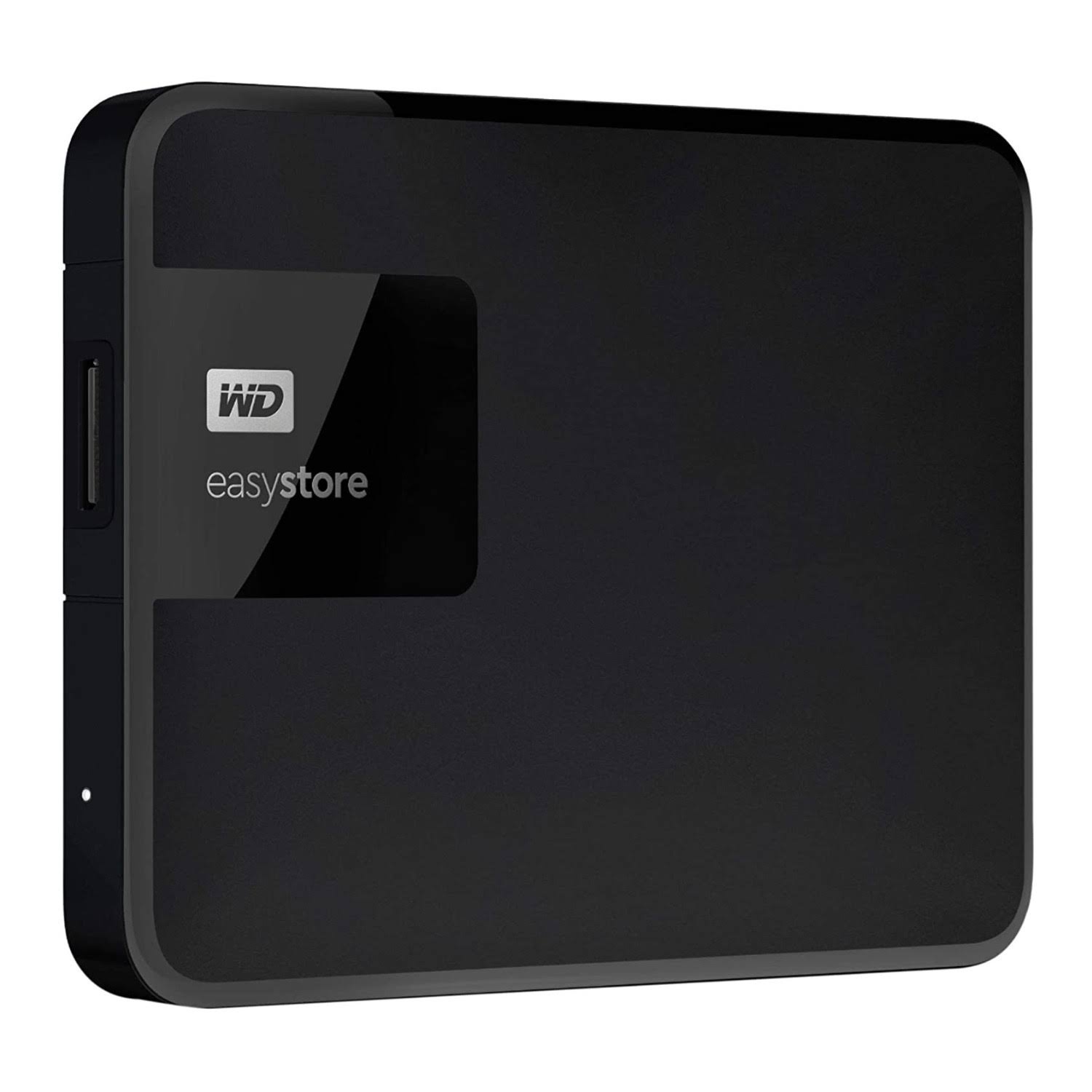 WD - Easystore 5tb External USB 3.0 Portable Hard Drive - Black