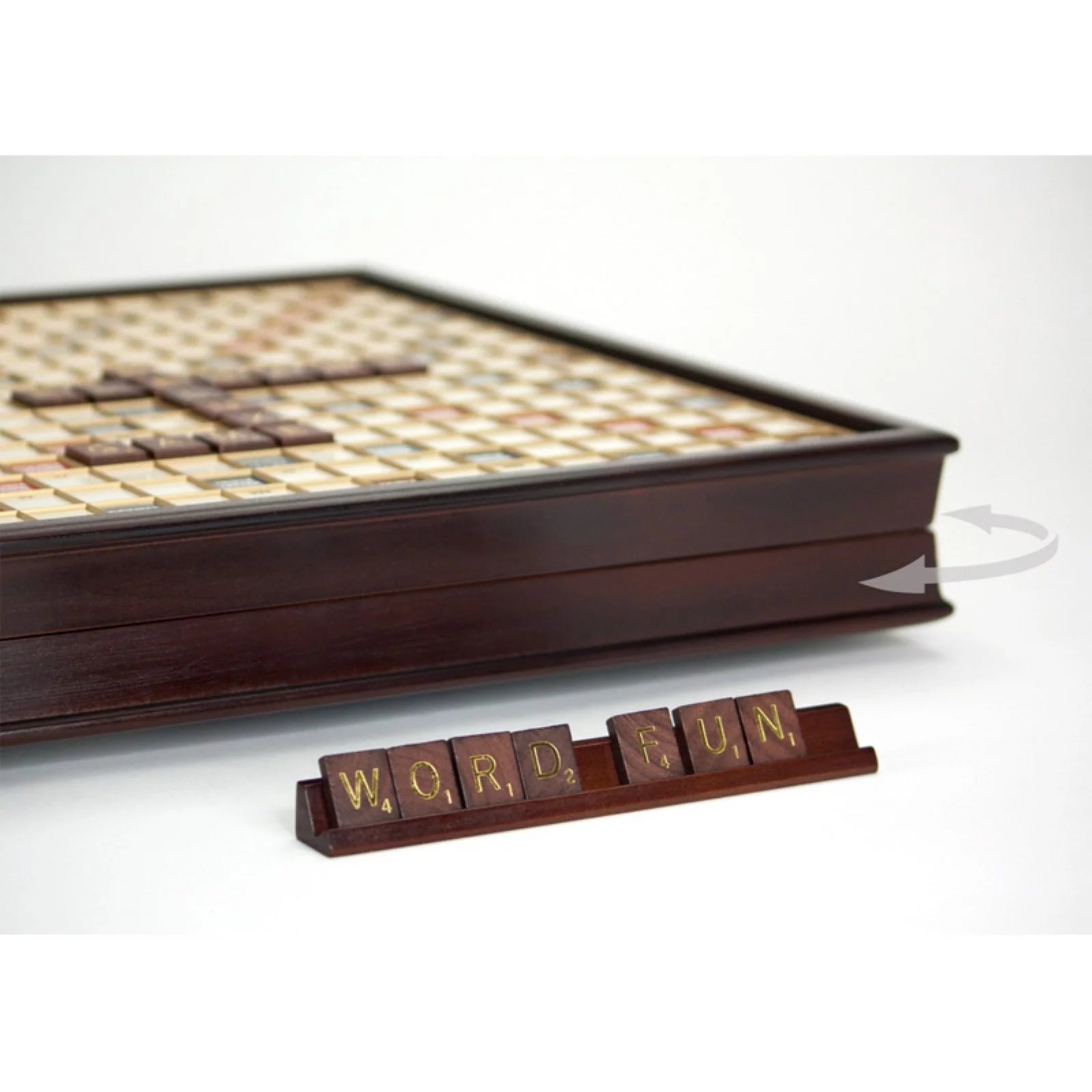 Winning Solutions Scrabble Game Deluxe Wooden Edition F591
