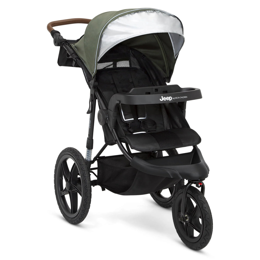 Jeep TurboGlyde Jogging Stroller by Delta Children, Black