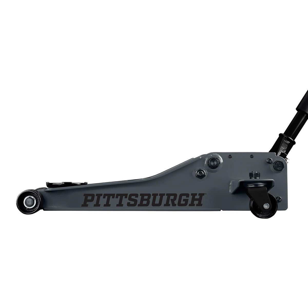 PITTSBURGH 3 Ton Low-Profile Floor Jack with Rapid Pump, Slate Gray J65430
