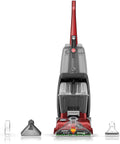Hoover Power Scrub Deluxe Carpet Cleaner Machine, Upright Shampooer, FH50150, Red
