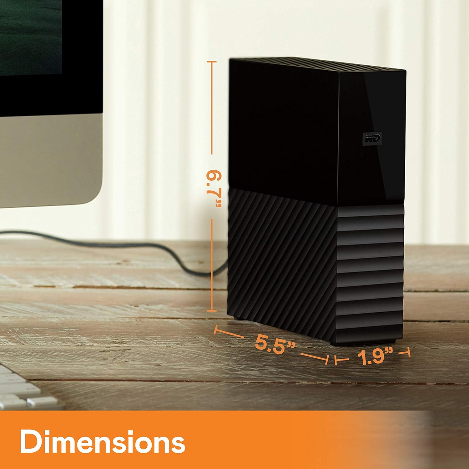 WD 18TB My Book Desktop External Hard Drive, USB 3.0 D54364