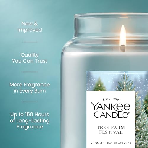 Yankee Candle Balsam & Cedar 22oz Large Jar Scented Candle K561