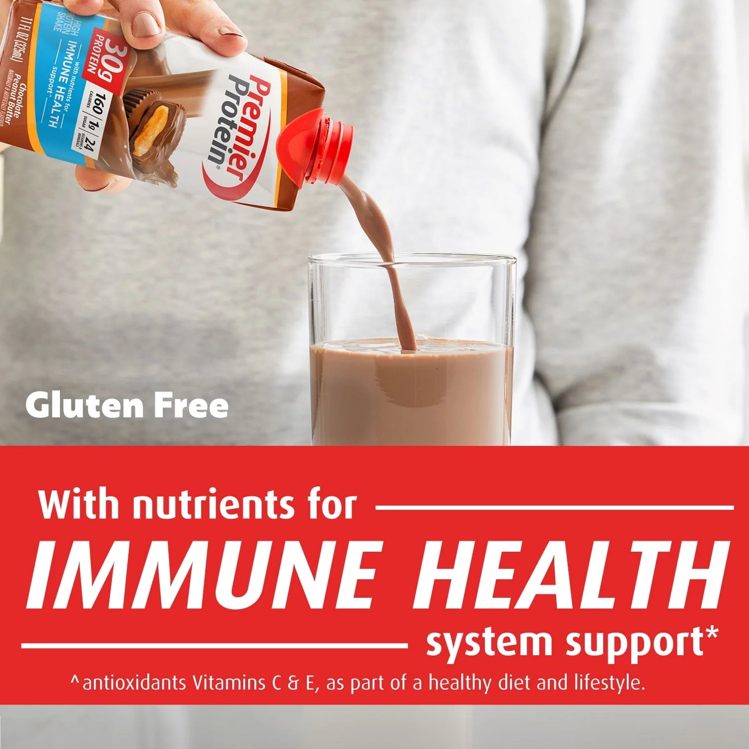 Premier Protein Shake, Chocolate, 11 fl oz, 12 Ct H339
