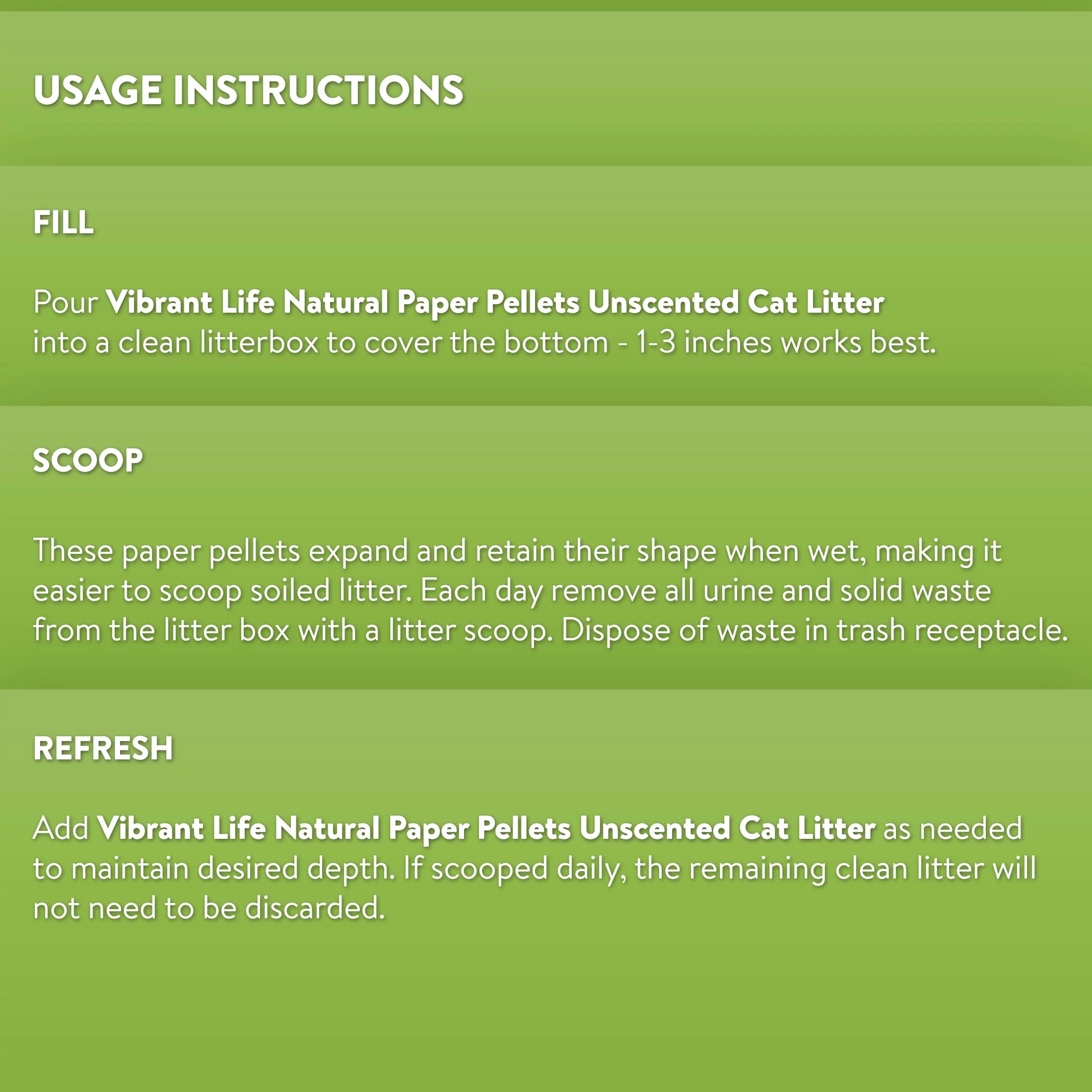 Vibrant Life Mini Crystal Unscented Cat Litter, 4 lb J349298