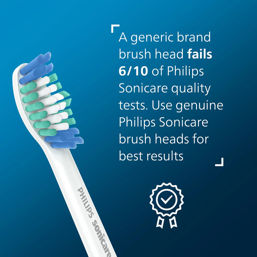 Philips Sonicare Simplyclean C1 Replacement Toothbrush Heads, 4 Pack O936