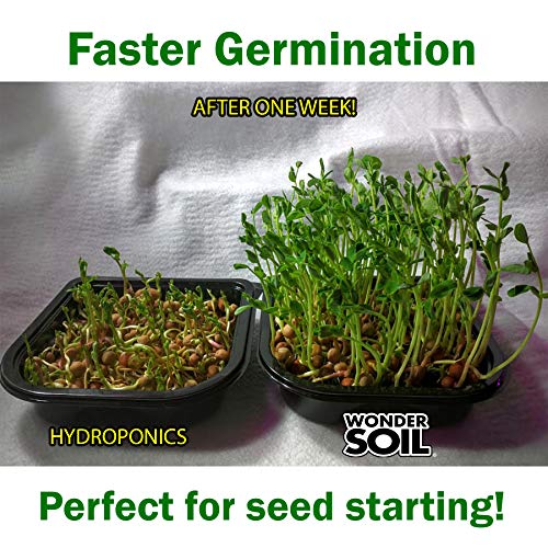 WONDER SOIL Organic Potting Soil, Coco Coir with Nutrients, 3 lbs Bag Expands to 12 Quarts M569436