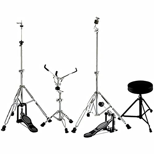 Ludwig LC170 Accent Fusion 5 Piece Drum Set with Hardware & Cymbals, Black W91125
