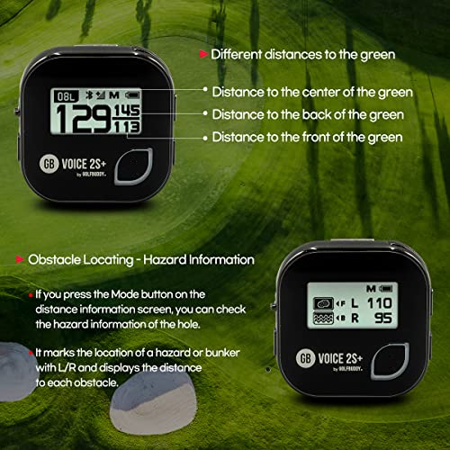 GolfBuddy Voice 2 Golf GPS Rangefinder P410402