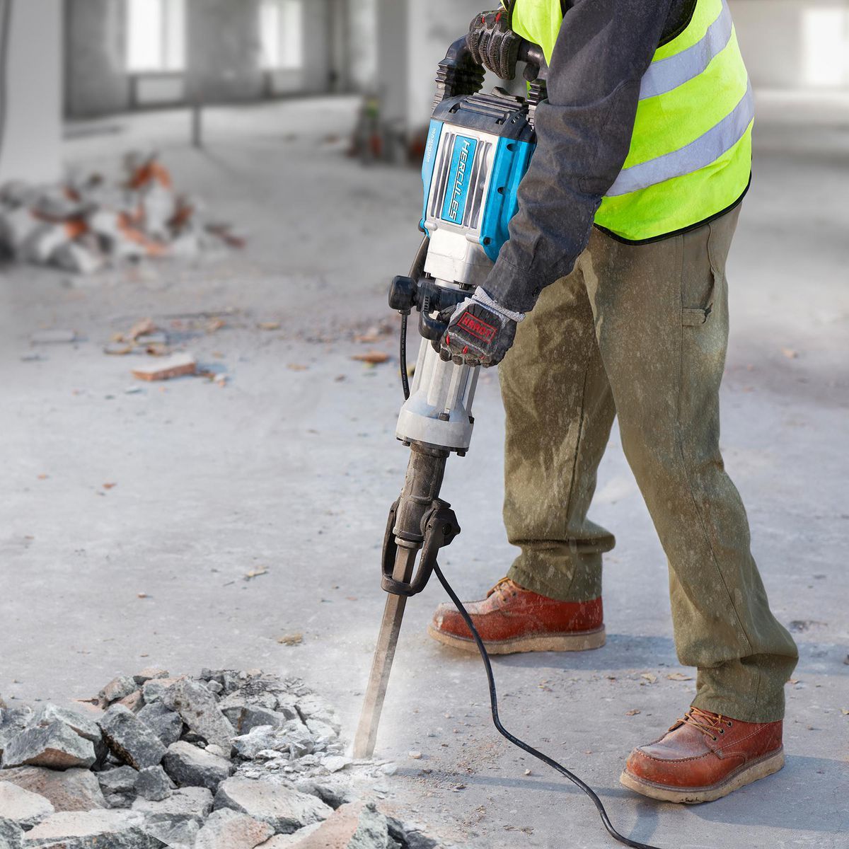 HERCULES 15 Amp 42 lb. Hex Breaker Hammer with Vibration Control K271060