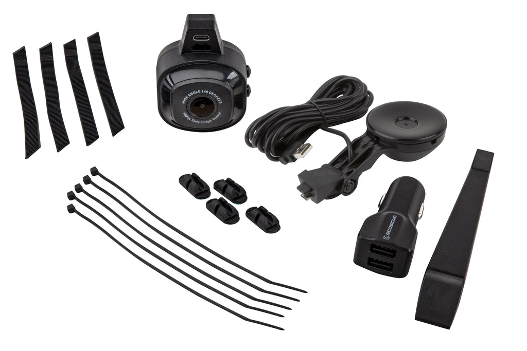 Scosche NEXC11032W-SP1 Full HD Smart Dash Cam Windshield Mount Black W784