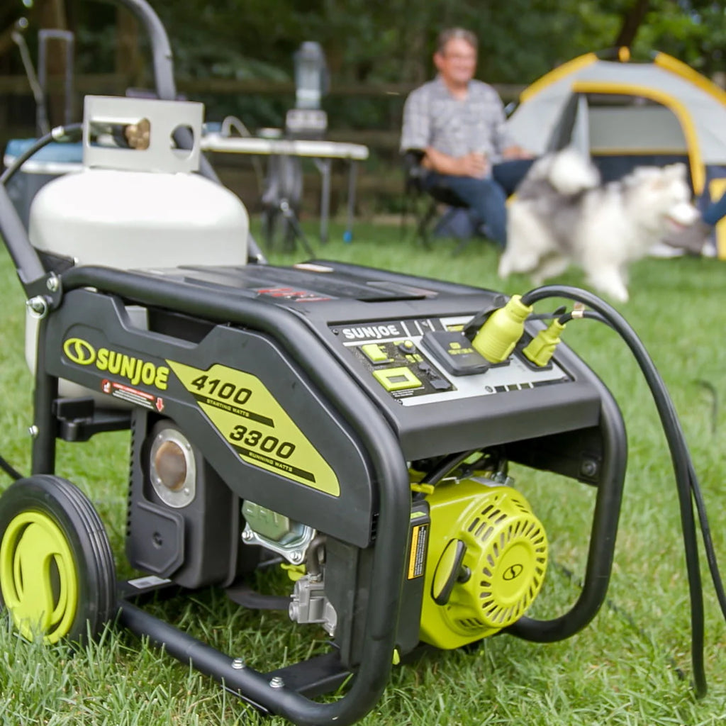 Power Joe 4100-Watt Portable Propane Generator with Cover R173540