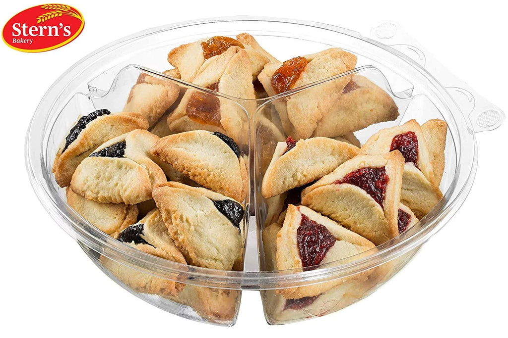 Stern's Bakery Hamentaschen Cookies, Apricot Raspberry & Prune Filling, Dairy & Nut Free, 21 oz R915315