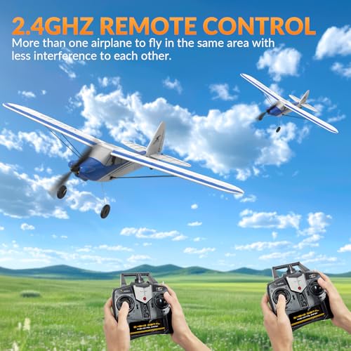 VOLANTEXRC RC Plane Trainer Sport Cub 4CH Remote Control Airplane RTF for Beginners U4716