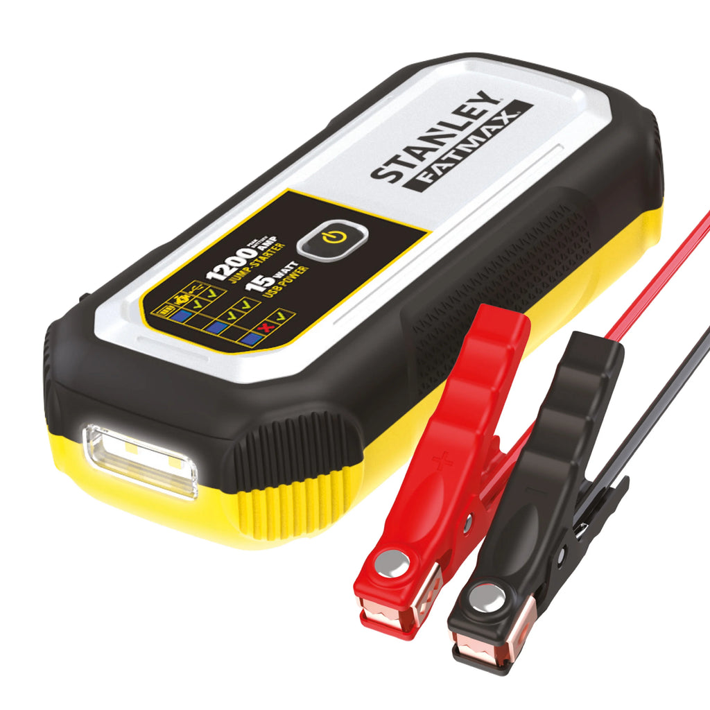 Stanley FatMax 1200 Amp Lithium Jump Starter with USB Power Bank C76139