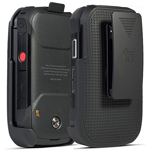 Kyocera Duraxe E4830 Epic AT&T Flip Smart Phone 16GB Rugged Black (Renewed) W136713