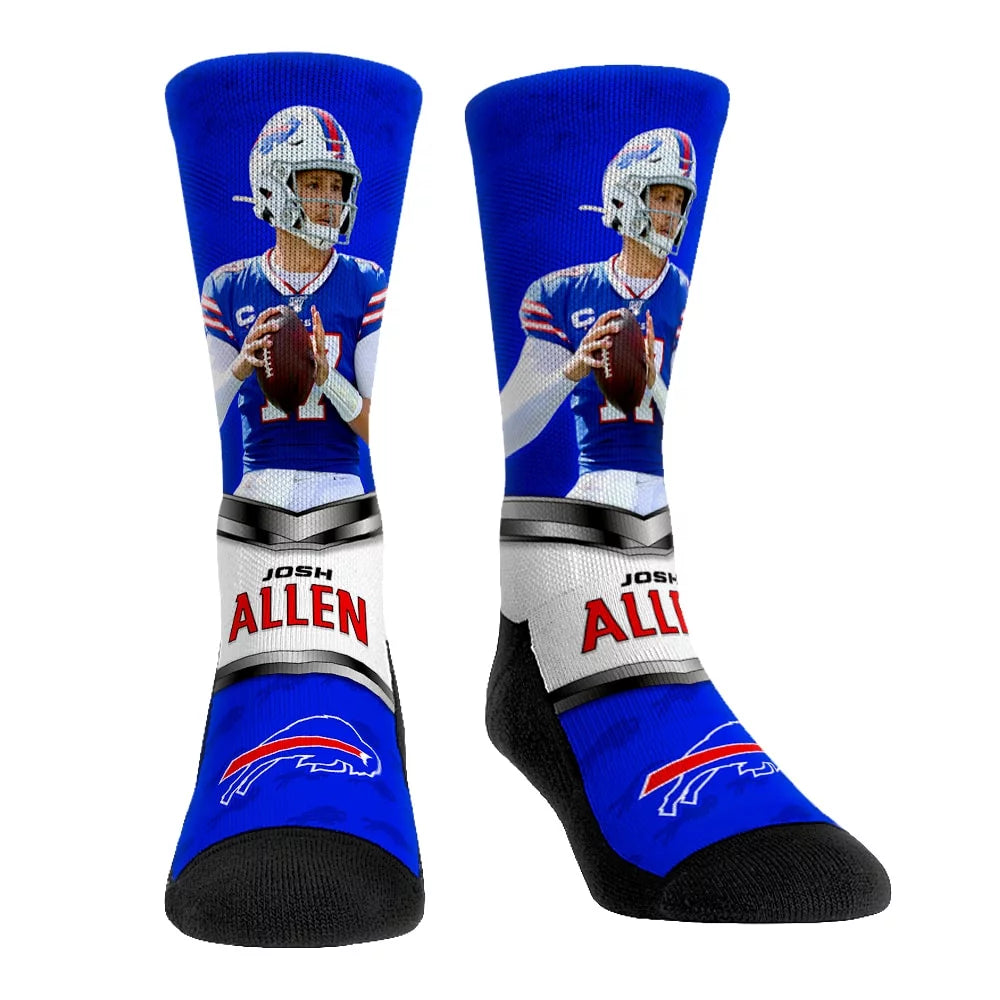 Rock Em Socks Josh Allen Buffalo Bills 3-Pack Crew Socks G57557
