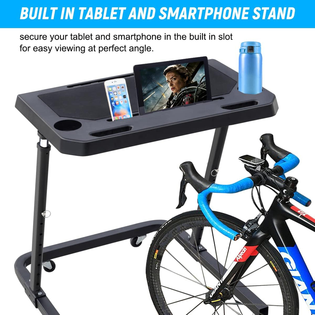 Racketon Large Adjustable Bike Trainer Desk Portable Standing Desk Q4709