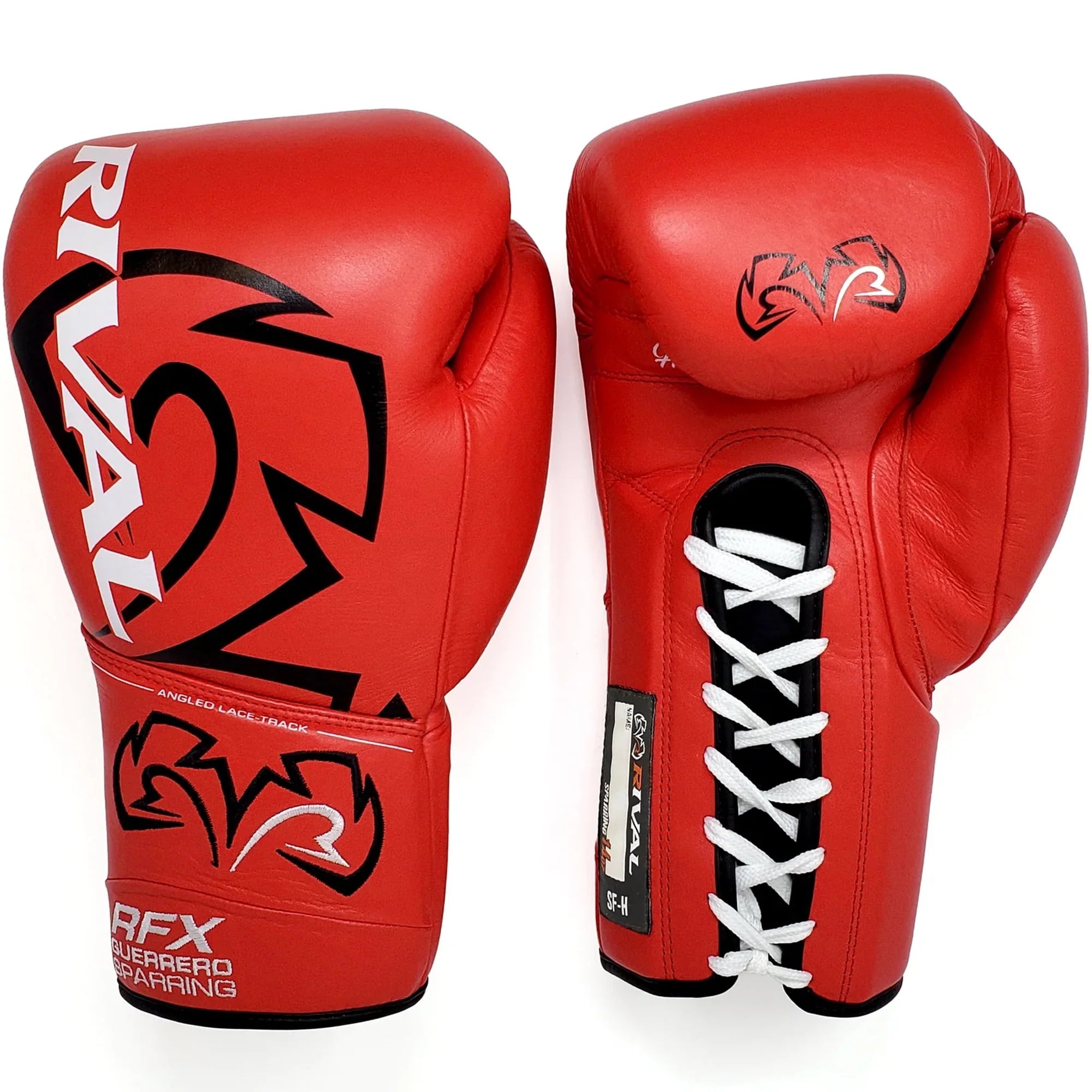 Rival Boxing RFX-Guerrero SF-H Lace-Up Sparring Gloves 12 oz Red E562778