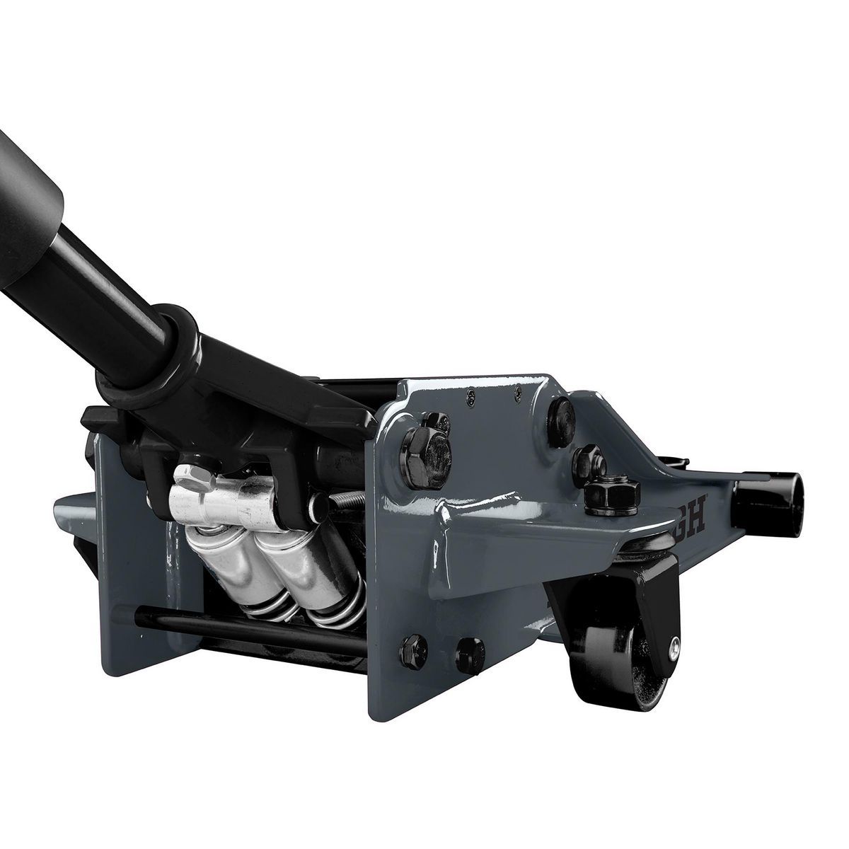 PITTSBURGH 3 Ton Low-Profile Floor Jack with Rapid Pump, Slate Gray J65430