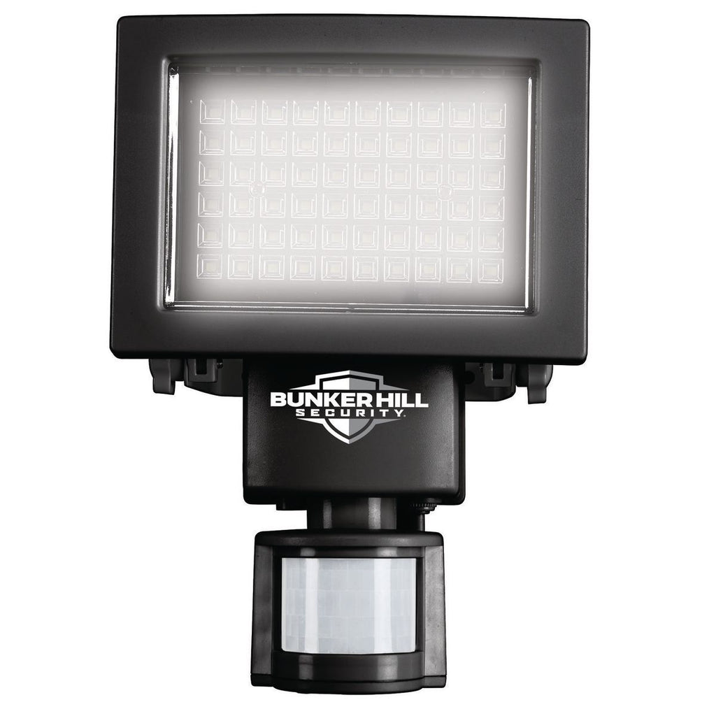 BUNKER HILL SECURITY 500 Lumen LED Solar Security Light - Black Z42986