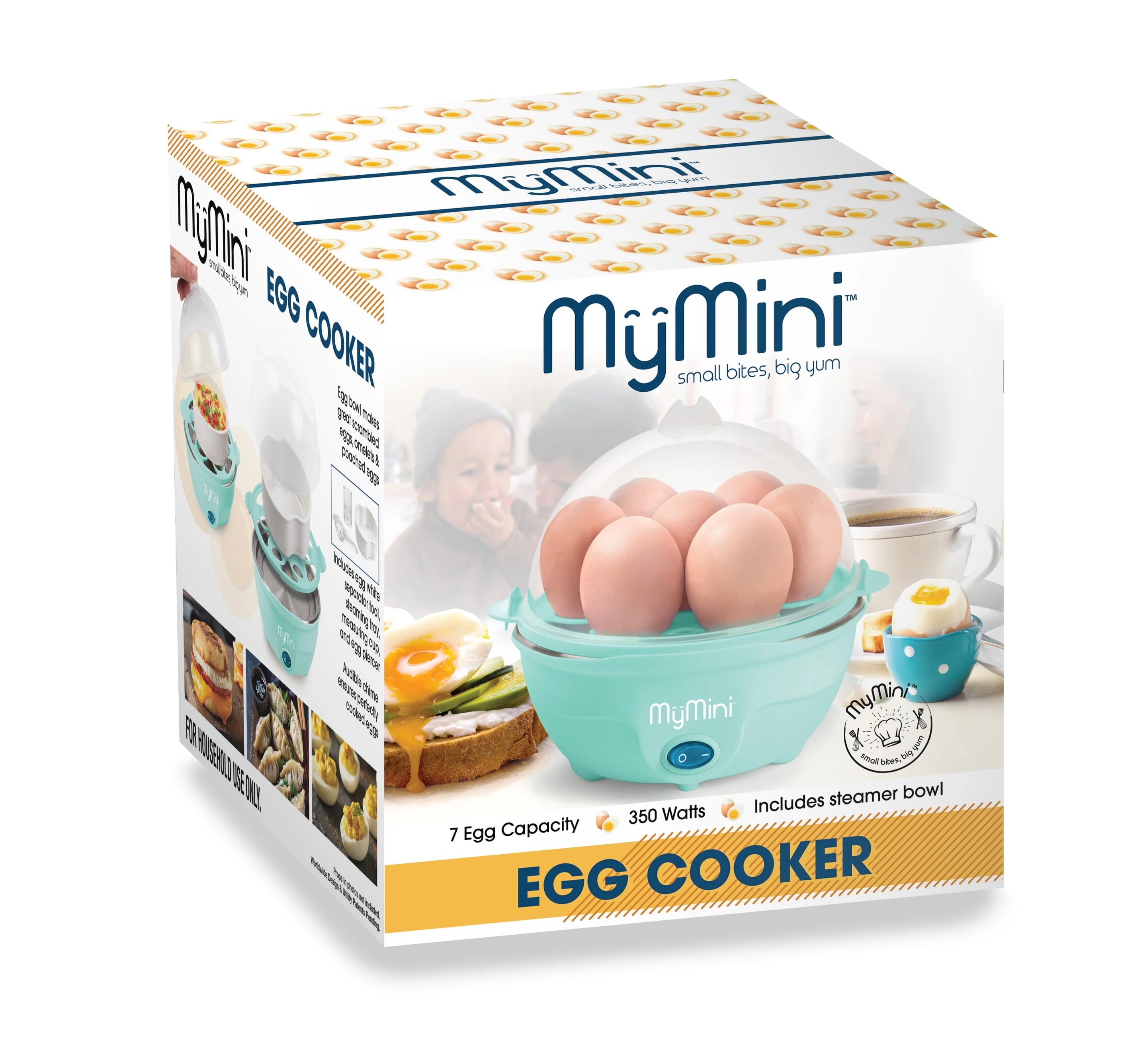 MyMini Premium 7-Egg Cooker, Teal J843