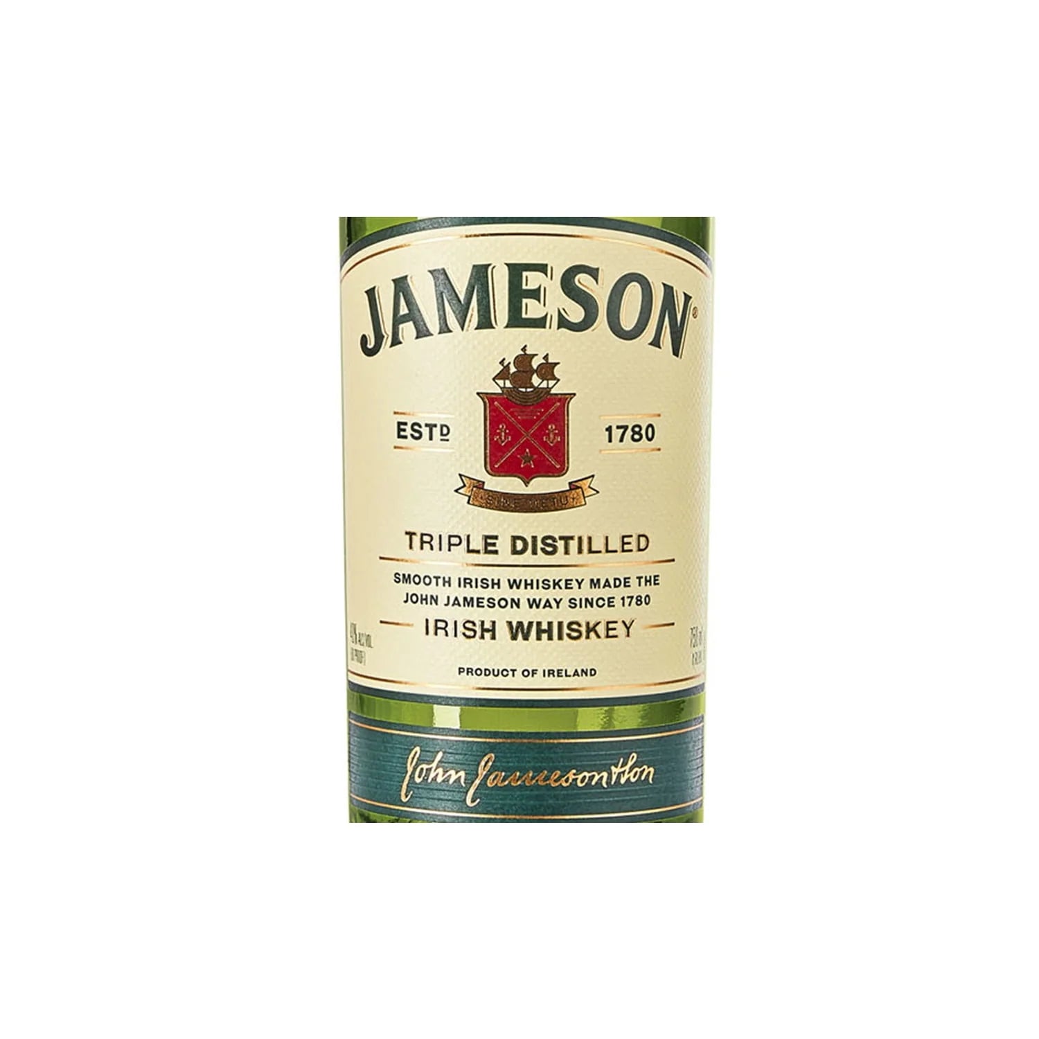 Jameson Original Irish Whiskey, 750 ml, 40% ABV J5184