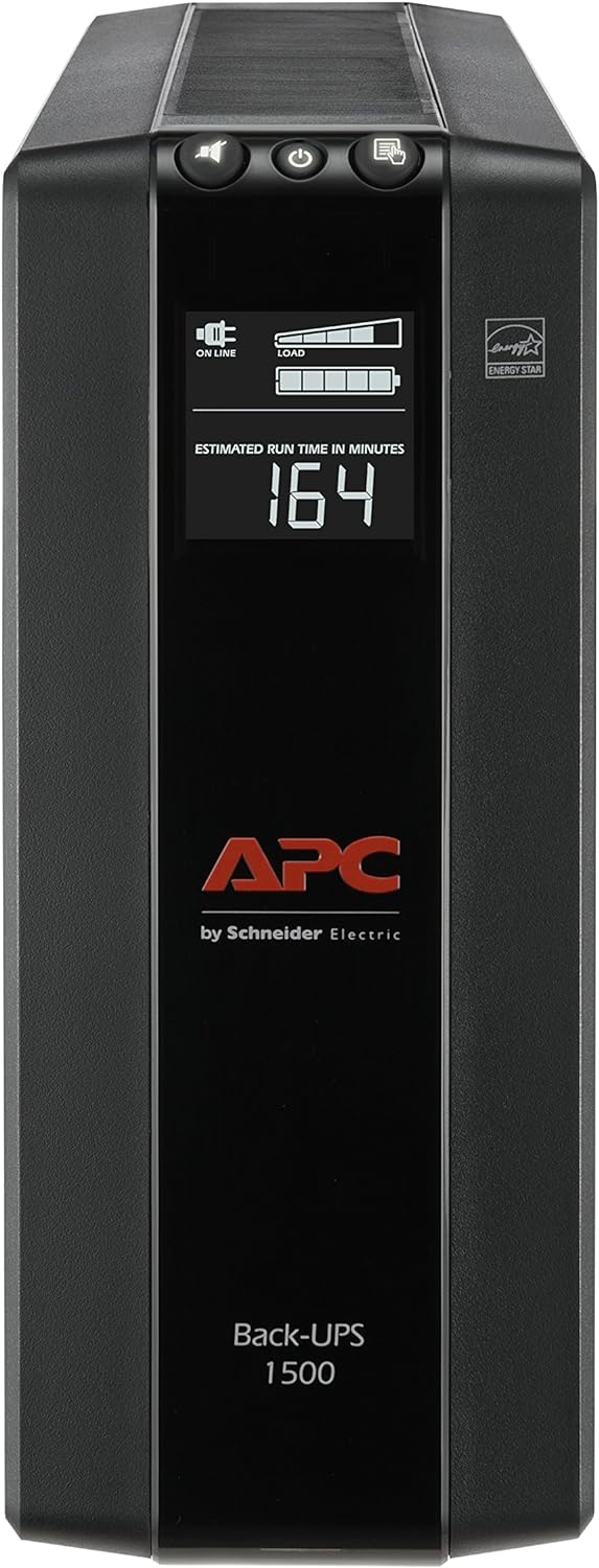 APC UPS 1500VA Battery Backup and Surge Protector BX1500M C48133