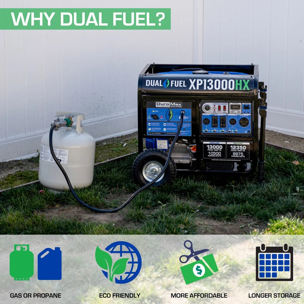 DuroMax XP13000HX 13,000 Watt Portable Dual Fuel Generator R53533