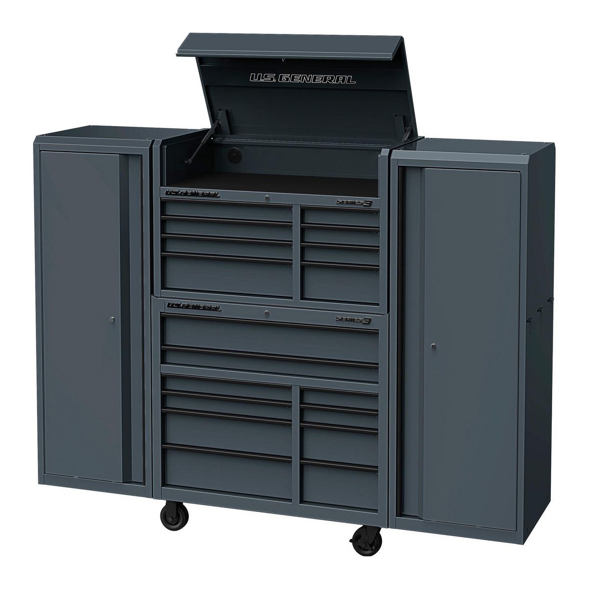 U.S. General 42 in. Top Chest, Series 3, Black E847