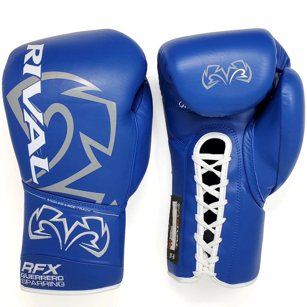 Rival Boxing RFX-Guerrero SF-H Lace-Up Sparring Gloves 12 oz Red E562778