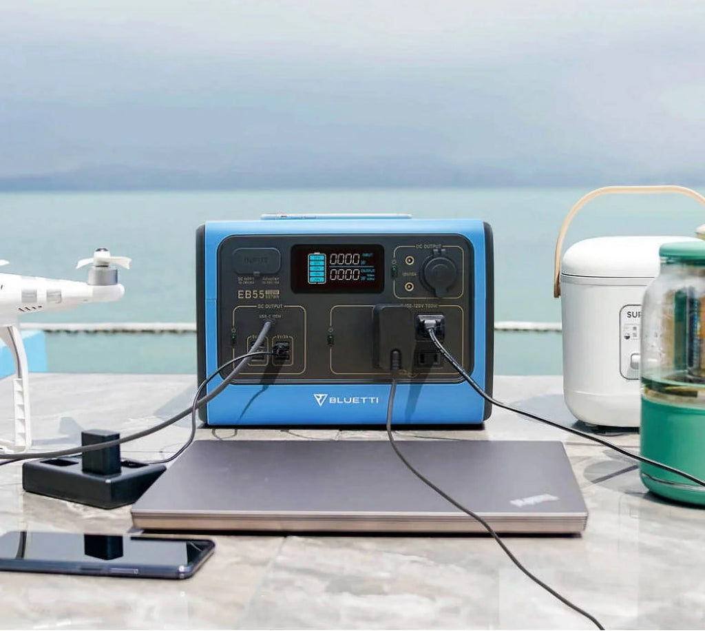 BLUETTI EB55 Portable Power Station 700W 537Wh Q622