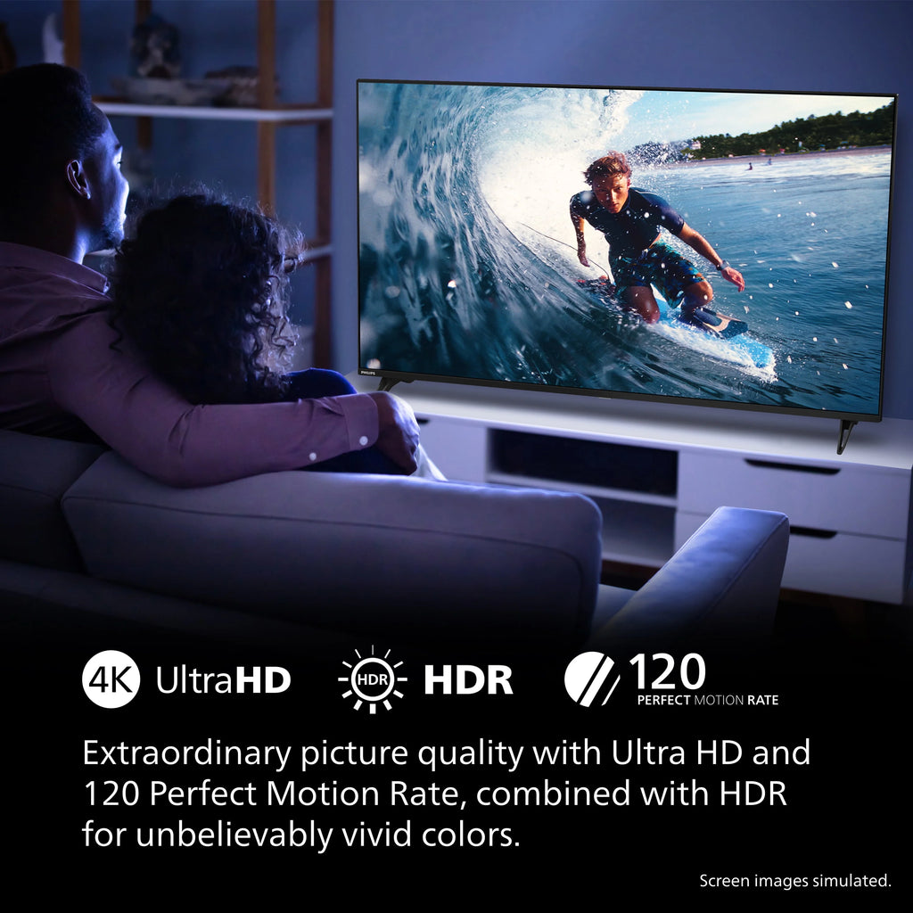 Philips 55" 4K Ultra HD Google Smart LED TV S282