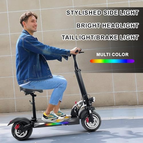 Electric Scooter for Adults, 30MPH, 35 Miles Range, Foldable with Seat H338983