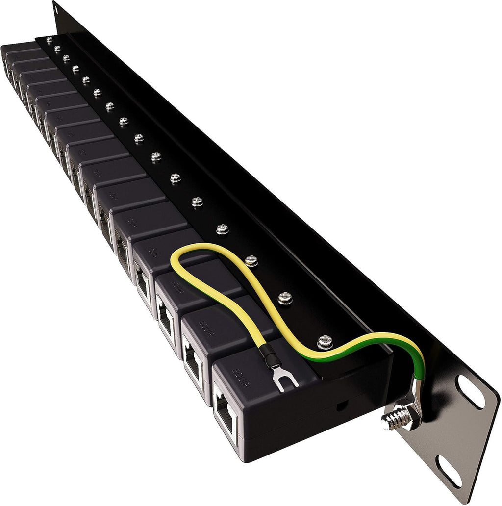 Tupavco TP316 Ethernet Surge Protector 16 Port PoE+ Gigabit Rack Mount Q1440