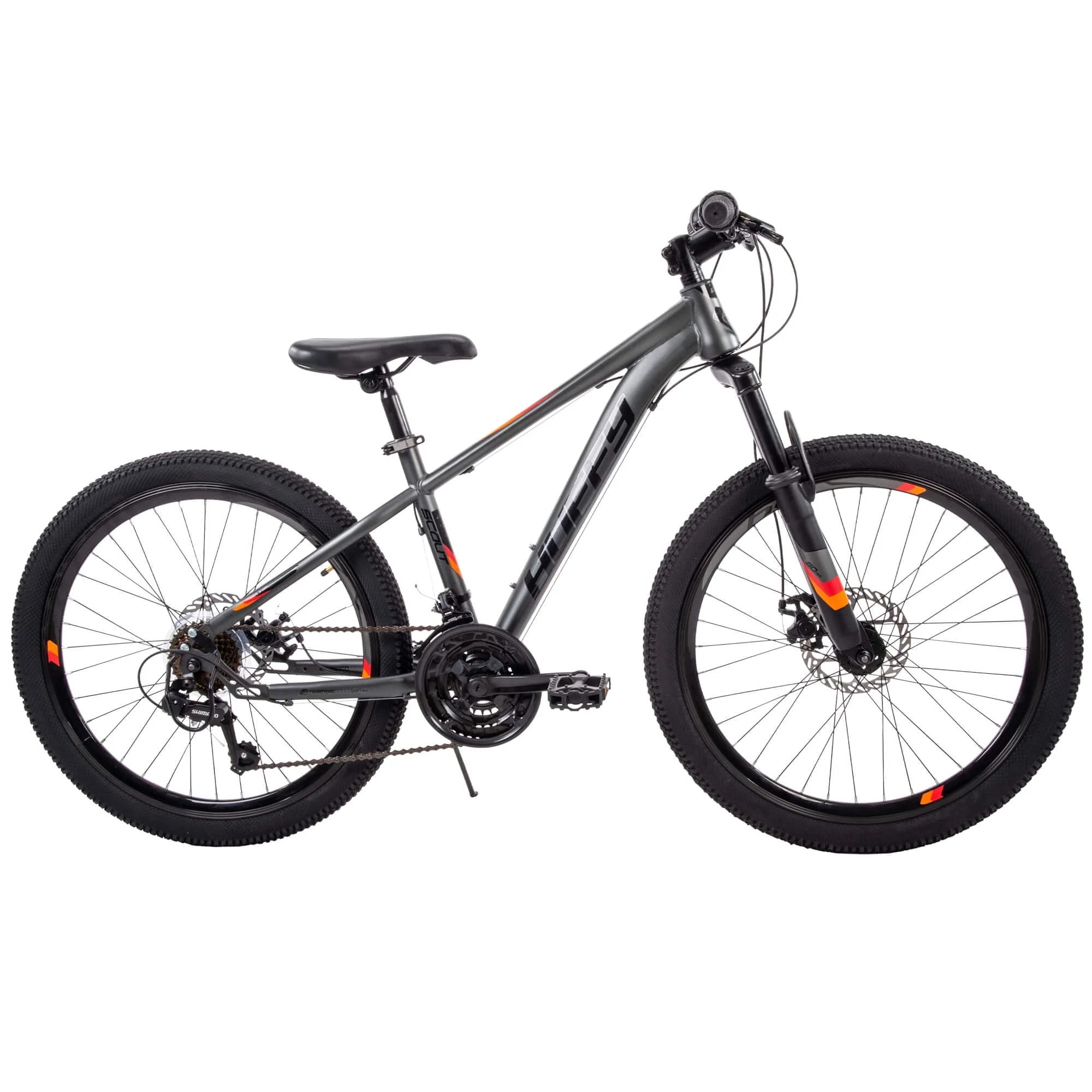 Huffy 24 Scout Boys' Hardtail Mountain Bike, 21-Speed D734