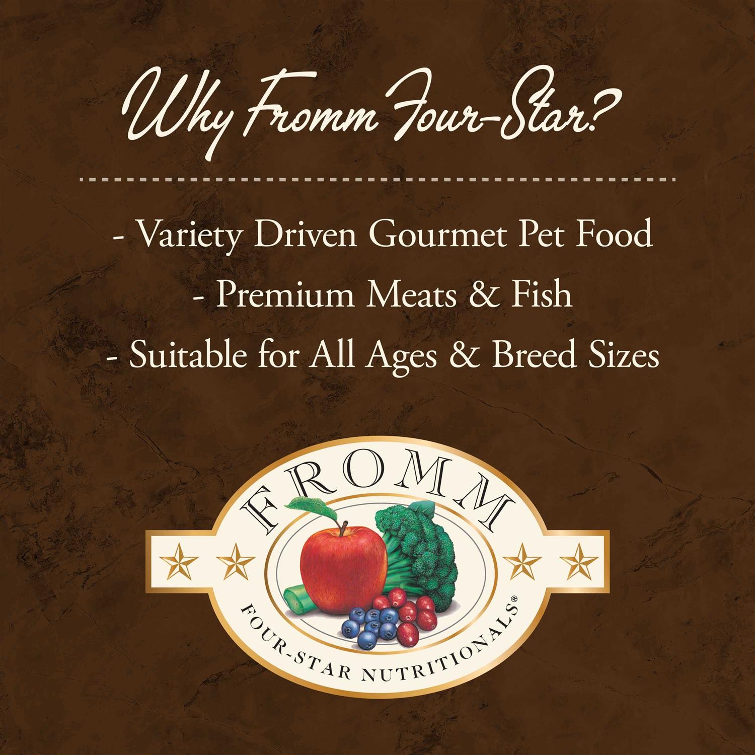 Fromm Four Star Salmon A La Veg Dog Food P498