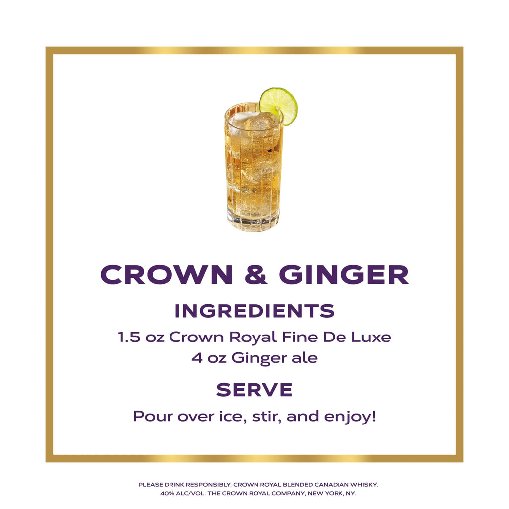 Crown Royal Fine De Luxe Blended Canadian Whisky, 750 mL J3476