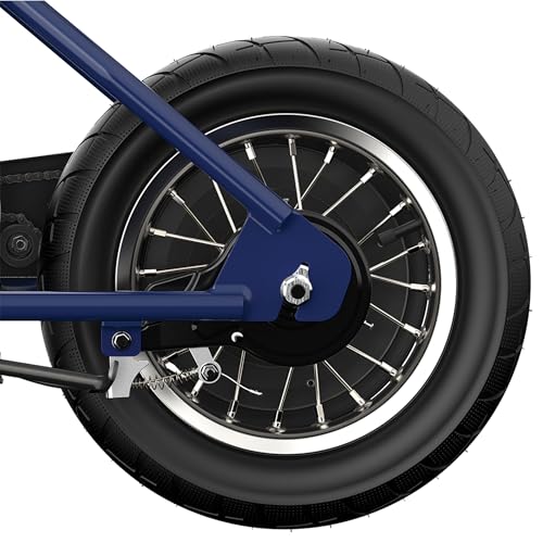 Razor Rambler 12 Electric Retro Minibike for Adults, 250W Motor, Dark Blue A515