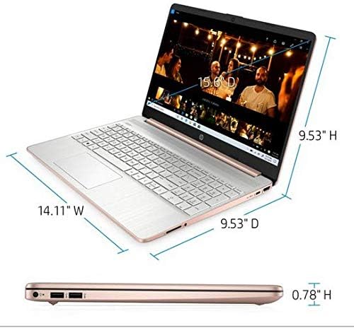 HP 15.6" Ryzen 5 8GB 256GB Laptop Rose Gold I4619