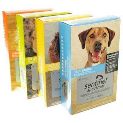 Sentinel Spectrum for Dogs T218