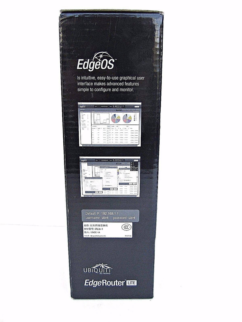 Ubiquiti EdgeRouter Lite Gigabit Ethernet Router ERLite-3 T976